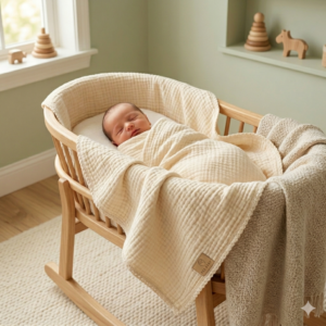 100% Cotton Muslin Baby Blanket